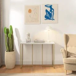 Table Console FSB58-G -Sobuy b63b0cab1b9b42b7ab698d0fb565acd7