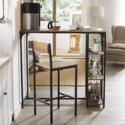 Table Haute Table De Bar FWT84-PF -Sobuy b77b2dd6ca5f47feb212873d880c4f38