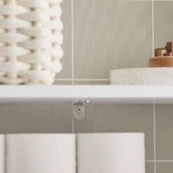 Armoire Salle De Bain BZR83-W -Sobuy b8e6547154664c3aadc80cc912f9e996