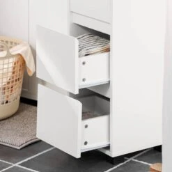 Meuble Bas De Salle De Bain BZR29-W -Sobuy c091935b770e45a7babaa01e34830ba0