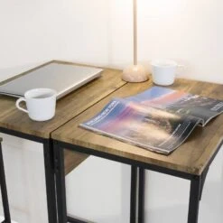 2 X Table De Bar + 2 X Chaises OGT42-F -Sobuy c0ab42f0ce88403eba3c19adc0ee8fce