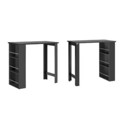 Table Haute Table De Bar FWT17-W -Sobuy c1547d673bb64c1e91f7cf72e9c4b20e