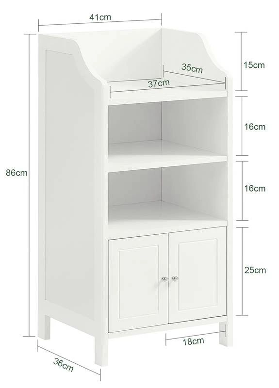 Commode De Salle De Bain BZR56-W 5 Commode De Salle De Bain BZR56-W – Image 5