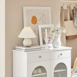 Meuble D'Entrée FSB68-W -Sobuy c5e14554aea24591b8c4d8e1d88289da