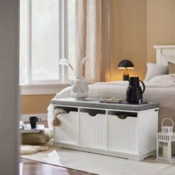 Coffre à Jouets FSR30-W -Sobuy cc43631780cf41508b294a08d9849e02