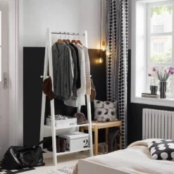 Télescope Porte-manteaux FRG59-W -Sobuy d5b3af950aa242e4b20fa65a8605cba9