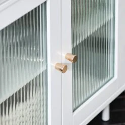 Meuble Sous Lavabo BZR115-W -Sobuy d62a7b0790bb4482b5027d83d30fc741