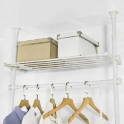 Rangement Pour Vêtement KLS07-W -Sobuy d8e9a9bf37884102af5c20cdacf3247c