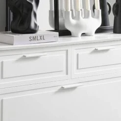 Meuble à Chaussures FSR104-W -Sobuy df0aeba36c1b4840b011b5ff3bdc7931