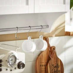 Meuble Haut De Salle De Bain BZR84-W -Sobuy df1372805df14c9588735dbc4589e23e