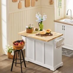 îlot De Cuisine FKW41-WN -Sobuy e39b8080d885468fb10824c70b169edb