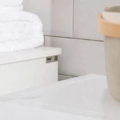 Armoire à Linge BZR66-W -Sobuy e42c2cb87321446495fbba841c404b7f