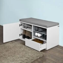 Banc De Rangement à Chaussures FSR37-W -Sobuy e7238a84435a44e6bfa233dfbe845890