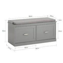 Meuble Bas Entrée FSR131-HG 14 Meuble Bas Entrée FSR131-HG -Sobuy eab0a5f17c4d42758cf3c0a6a73e78af