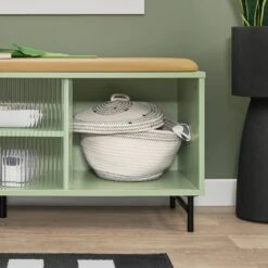 Meuble Bas Entrée FSR115-GR -Sobuy ec4f5c71dbcc405baf8fbb0e704c8bd9