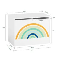 Coffre à Jouets Blanc KMB70-W 13 Coffre à Jouets Blanc KMB70-W -Sobuy ee52d8c0cc6f49569f79e592b48e157c