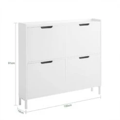 Armoire à Chaussures FSR100-W -Sobuy ee949f741550467a93861ec7ba43bb3d