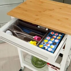 Desserte à Roulettes FKW16-WN -Sobuy eefe09b38fc84fbb828d4db917a5e36e