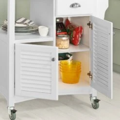 Desserte Sur Roulettes FKW37-W -Sobuy ef02da1d42aa4e7da39bf19fa4e7be41