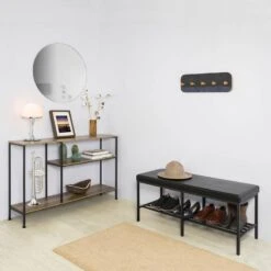 Table Console FSB35-PF 12 Table Console FSB35-PF -Sobuy f1da70d794ea4d65a2fca18a3c02a060