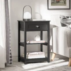 Table De Chevet Bout De Canapé FBT46-W -Sobuy f57300644a874669aef703cc5c78e00f