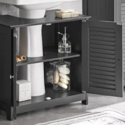 Meuble Sous Vasque FRG237-II-W -Sobuy fd827d6ce05c4532bcf67a87a6efa310