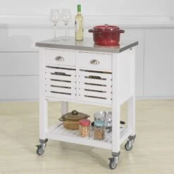 Chariot De Cuisine FKW83-W 15 Chariot De Cuisine FKW83-W -Sobuy fe4429ec2ba5444a96be7795805a4fb3